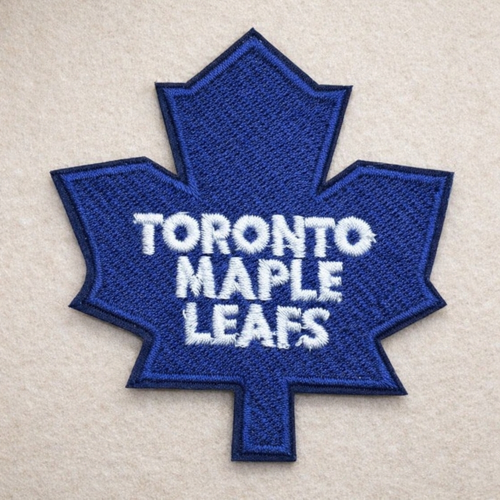 Toronto Maple Leafs Blue Embroidered Patch, New No Tag 7x7.5cm